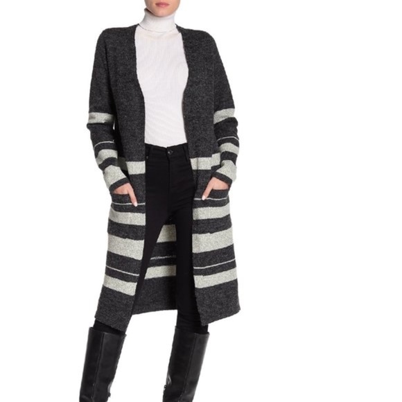 Baciano Malaysia Stripe Long Cardigan - Picture 1 of 6